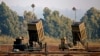 ISRAEL -- An Iron Dome defence system, designed to intercept and destroy incoming short-range rockets and artillery shells, is deployed in the southern Israeli town of Sderot, November 12, 2018