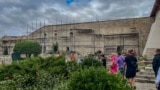 CRIMEA - Khan's Palace in Bakhchisarai is being restored